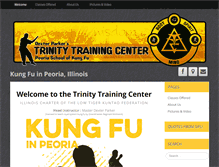 Tablet Screenshot of peoriakungfu.com